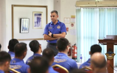 RBAirF LOWER MANAGEMENT OFFICERS SESSION WITH RBAirF COMMANDER