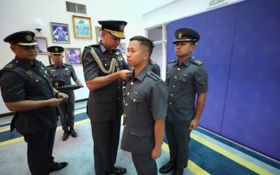 PROMOTION CEREMONY FOR OFFICER CADET (U) MUHAMMAD HARIZ BIN HAJI AHAT ROYAL BRUNEI AIR FORCE PERSONEL