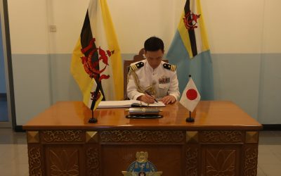 RBAirF COMMANDER RECEIVES AN INTRODUCTORY CALLS FROM THE DEFENCE ATTACHÉ OF JAPAN