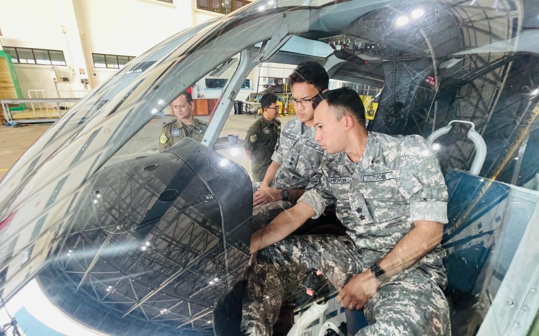 CLOSING CEREMONY AND CERTIFICATE PRESENTATION FOR THE BELL 206B JET RANGER III TECHNICAL COURSE