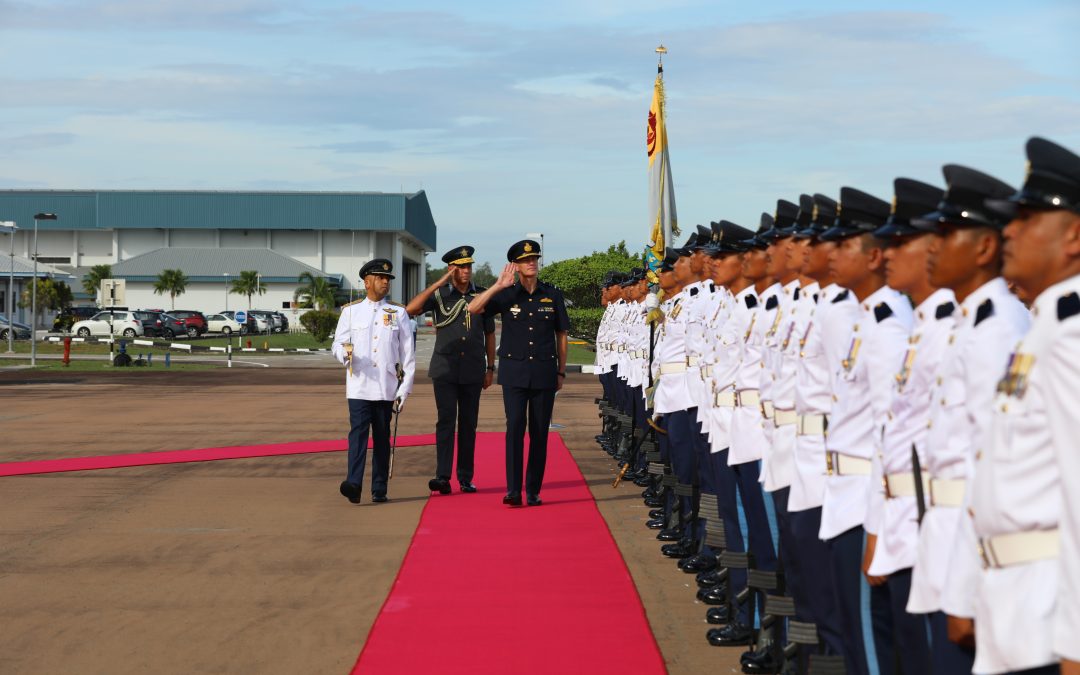 CHIEF OF AIR FORCE, ROYAL AUSTRALIAN AIR FORCE RECEIVES THE ROYAL BRUNEI AIR FORCE HONORARY PILOT WING