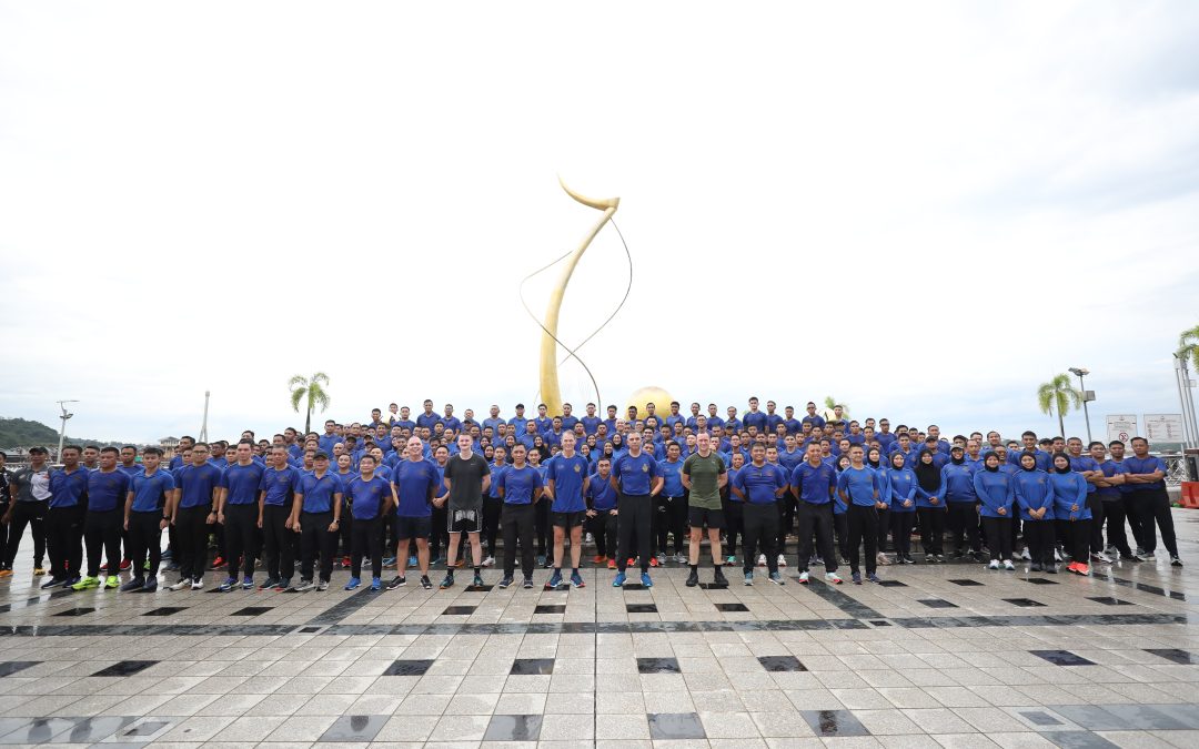 RBAirF MORNING RUN WITH CHIEF OF AIR FORCE ROYAL AUSTRALIAN AIR FORCE