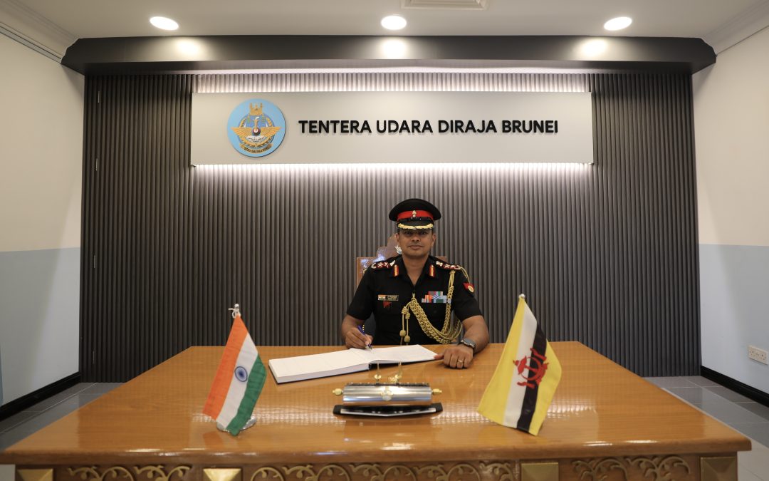 COMMANDER RBAirF RECEIVES INTRODUCTORY CALL FROM DEFENCE ADVISER OF INDIA TO BRUNEI DARUSSALAM