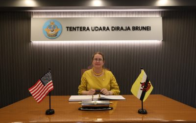 COMMANDER RBAirF RECEIVES AN OFFICE CALL FROM DIRECTOR INTERNATIONAL AFFAIRS AND FOREIGN POLICY ADVISOR, U.S COAST GUARD