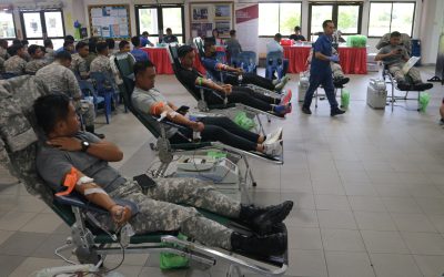 BLOOD DONATION DRIVE IN CONJUNCTION WITH THE ROYAL BRUNEI AIR FORCE 58TH ANNIVERSARY