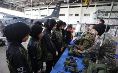 MILITARY CADETS FROM SAYYIDINA HASSAN SECONDARY SCHOOL VISIT TO RBAirF