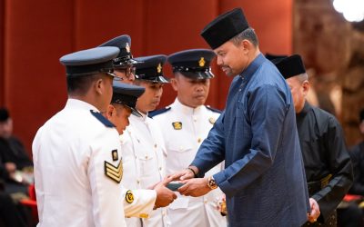 ROYAL BRUNEI AIR FORCE OFFICERS AND PERSONNEL RECEIVED STATE HONORARY MEDALS