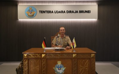 COMMANDER RBAirF RECEIVES AN INTRODUCTORY CALL FROM DEFENCE ATTACHE OF GERMAN TO BRUNEI DARUSSALAM