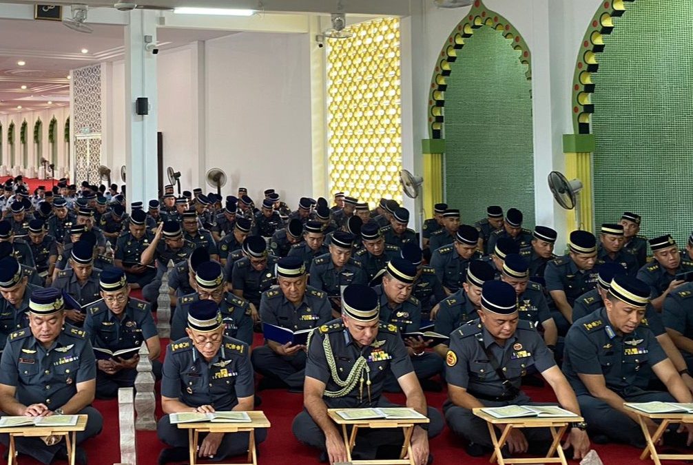 RBAirF HELD SURAH YAASIN AND TAHLIL RECITATION AT KUBAH MAKAM DIRAJA IN CONJUNCTION WITH RBAirF’S 58th ANNIVERSARY