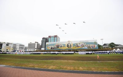 FLYPAST FORMATION FOR HIS MAJESTY’S 78TH BIRTHDAY CELEBRATION