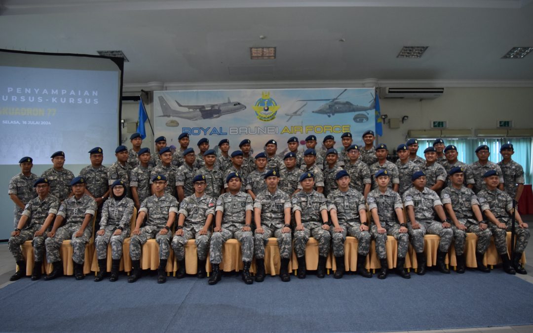 CERTIFICATE PRESENTATION CEREMONY FOR 77 SQUADRON, NO. 7 WING COURSES SESSION 2024/2025