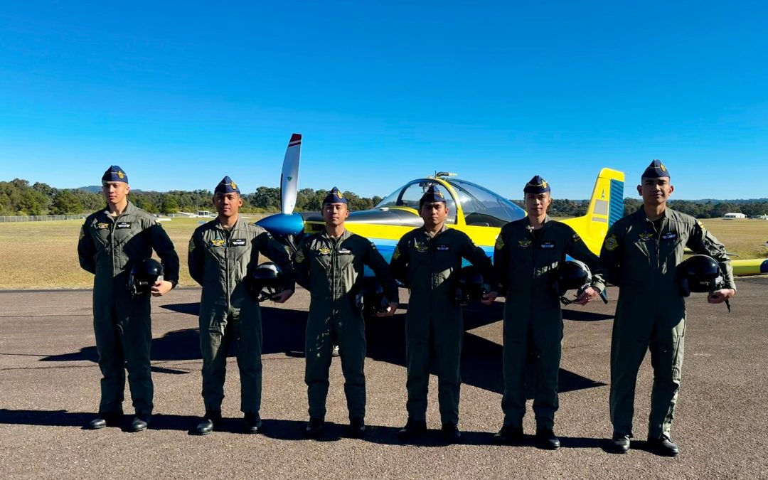 RBAirF STUDENT PILOTS OF BASIC AND INTERMEDIATE FIXED WING TRAINING COURSE-60  COMPLETES FIRST SOLO FLIGHT