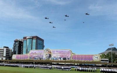 RBAirF GEAR UP FOR GRAND PARADE IN CONJUNCTION WITH THE 75TH BIRTHDAY CELEBRATION OF HIS MAJESTY THE SULTAN OF YANG DI-PERTUAN OF BRUNEI DARUSSALAM