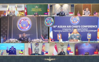 RBAirF COMMANDER ATTENDS 18th ASEAN AIR FORCE CHIEFS CONFERENCE VIRTUALLY