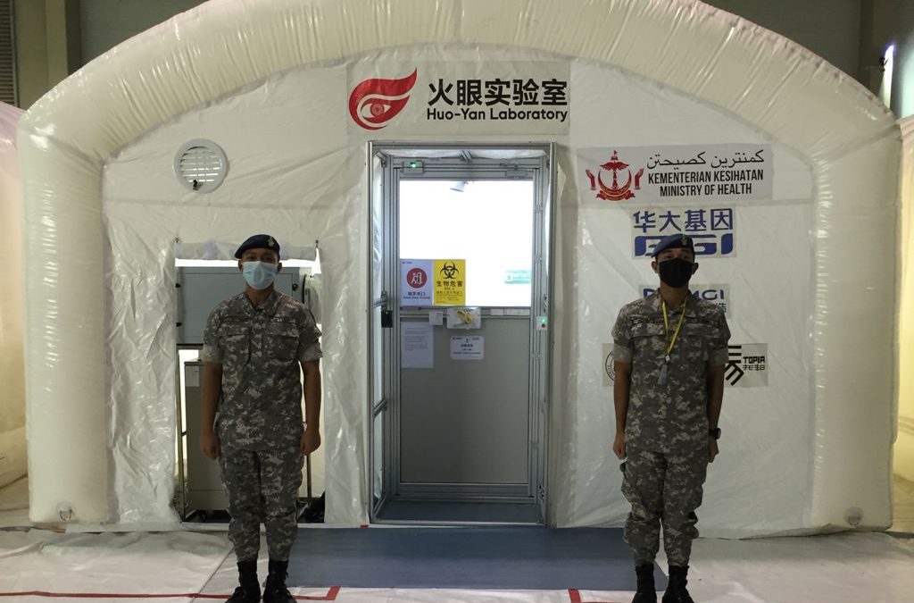 RBAirF RESPONSE TO THE COVID-19 BATTLE –  AIRMEN WORKING AT VIROLOGY TEST LABORATORY