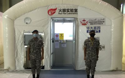 RBAirF RESPONSE TO THE COVID-19 BATTLE –  AIRMEN WORKING AT VIROLOGY TEST LABORATORY