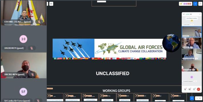 RBAirF DEPUTY COMMANDER ATTENDS GLOBAL AIR FORCE CHIEFS CLIMATE CHANGE COLLABORATION