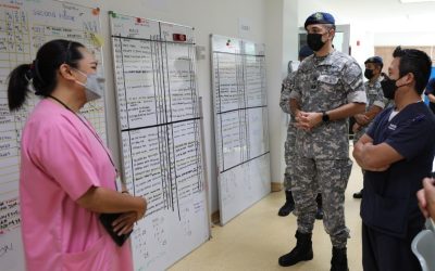 COMMANDER OF RBAirF MADE A WORKING VISIT TO COMMUNITY ISOLATION CENTRE (CIC)