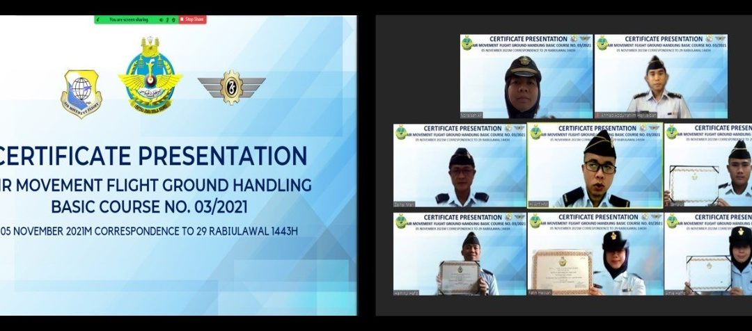 4 RBAirF PERSONNEL CONCLUDED AIR MOVEMENT FLIGHT GROUND HANDLING BASIC COURSE NO. 03/2021