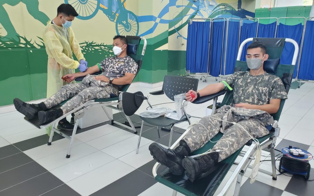 RBAirF PERSONNEL JOINS IN BLOOD DONATION CAMPAIGN IN CONJUNCTION WITH RBAF DIAMOND JUBILEE ANNIVERSARY