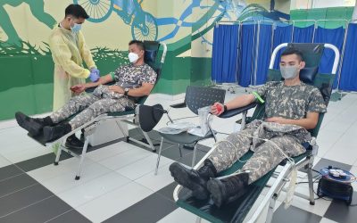 RBAirF PERSONNEL JOINS IN BLOOD DONATION CAMPAIGN IN CONJUNCTION WITH RBAF DIAMOND JUBILEE ANNIVERSARY