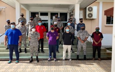 RBAirF CONTINUES CLEANING CAMPAIGN AT MOSQUE IN CONJUCTION WITH RBAF DIAMOND JUBILEE