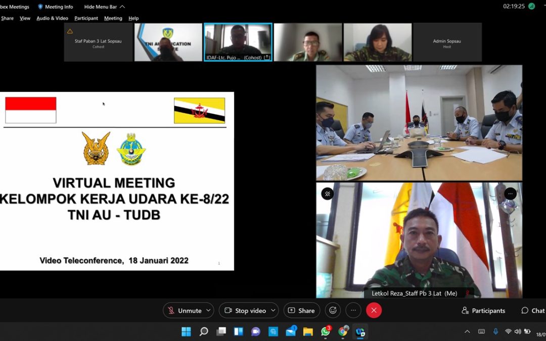 AIR WORKING GROUP MEETING BETWEEN RBAirF AND INDONESIAN AIR FORCE (IDAF)