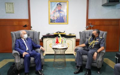 RBAirF COMMANDER RECEIVES COURTESY CALL FROM AMBASSADOR OF THE REPUBLIC OF TURKEY TO NEGARA BRUNEI DARUSSALAM