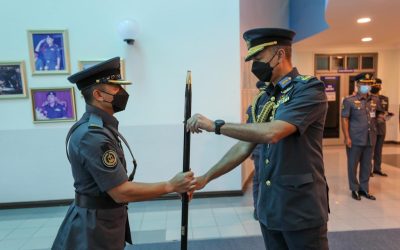 CEREMONY FOR NEWLY APPOINTED RBAirF REGIMENTAL SERGEANT MAJOR (RSM) AND DRILL SERGEANT MAJOR (DSM)