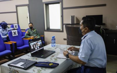 COMMANDER OPERATIONS GROUP WORKING VISIT TO NO. 1 WING