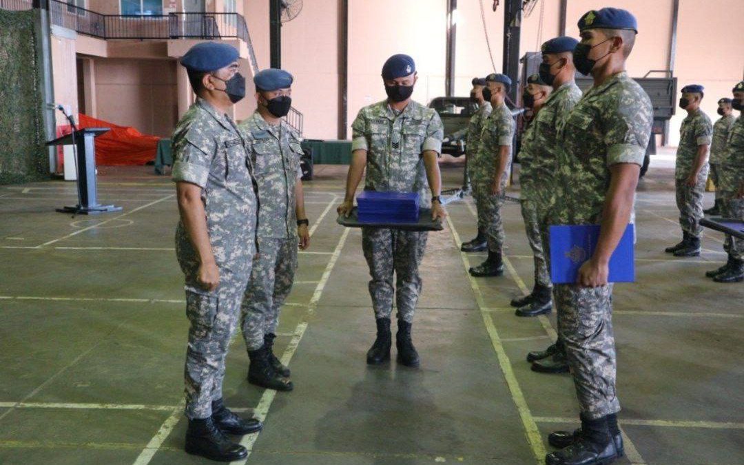 CLOSING CEREMONY AND THE CERTIFICATE AND BADGE PRESENTATION FOR THE AIR DEFENCE TROOP COMMANDER COURSE, DETACHMENT COMMANDER COURSE AND INTERMEDIATE COURSE 2021/2022