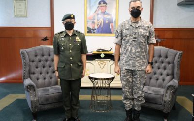 RBAirF COMMANDER RECEIVES INTRODUCTORY CALL FROM INCOMING DEFENCE ATTACHÈ OF BRUNEI DARUSSALAM TO THAILAND