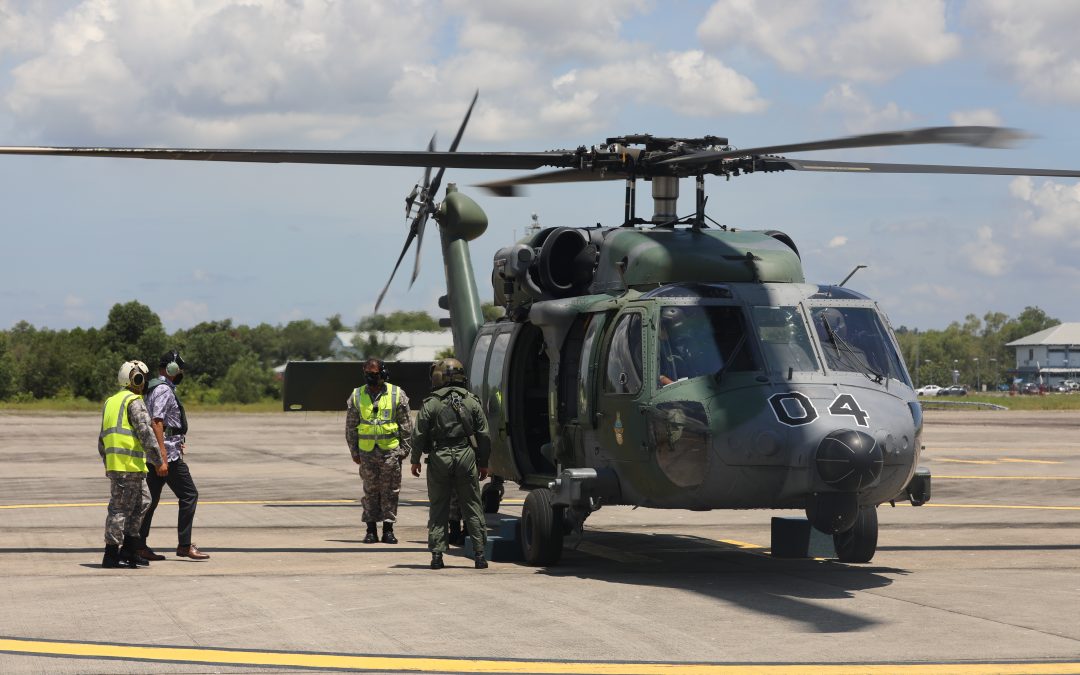 THE HONOURABLE SECRETARY OF NATIONAL DEFENSE OF THE REPUBLIC OF PHILIPPINES` AERIAL VIEWING OF NEGARA BRUNEI DARUSSALAM
