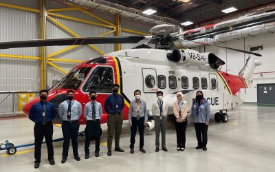 ROYAL BRUNEI AIR FORCE (RBAIRF) WORKING VISIT TO SHELL AVIATION, ANDUKI FIELD.