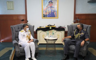 RBAirF COMMANDER RECEIVES AN INTRODUCTORY CALL FROM THE DEFENCE ADVISOR OF THE ISLAMIC REPUBLIC OF PAKISTAN TO NEGARA BRUNEI DARUSSALAM.