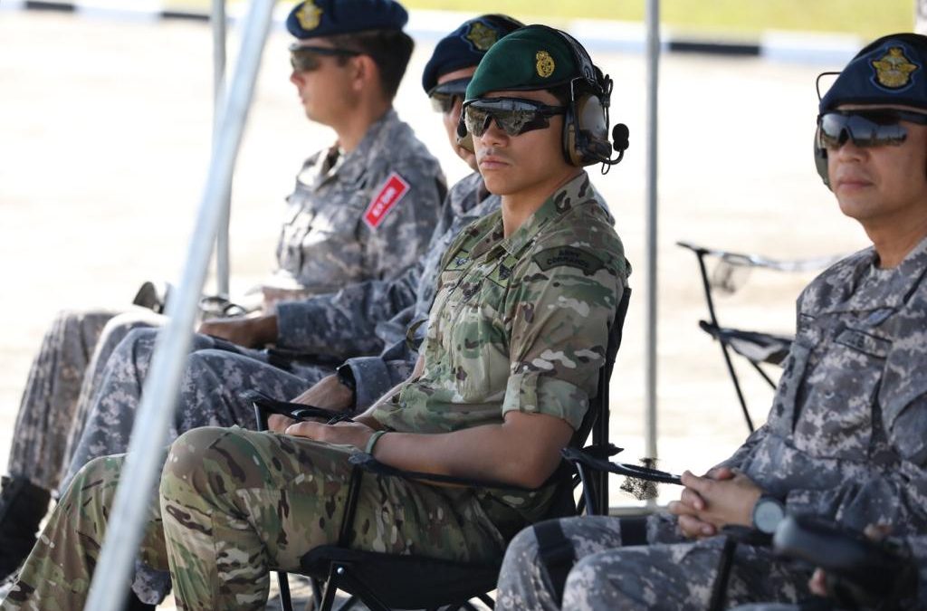 HIS ROYAL HIGHNESS 920 MAJOR (U) PRINCE ‘ABDUL MATEEN VIEWS EXERCISE ALAP-ALAP IX/2022