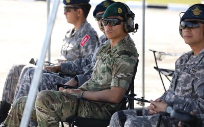 HIS ROYAL HIGHNESS 920 MAJOR (U) PRINCE ‘ABDUL MATEEN VIEWS EXERCISE ALAP-ALAP IX/2022
