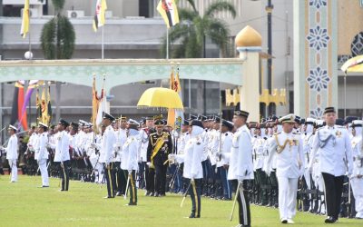 RBAirF JOINS THE GRAND PARADE FOR HIS MAJESTY’S 76TH BIRTHDAY CELEBRATION