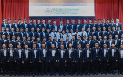 RBAirF OFFICER GRADUATES FROM AIR WARFARE OFFICER COURSE IN REPUBLIC OF SINGAPORE