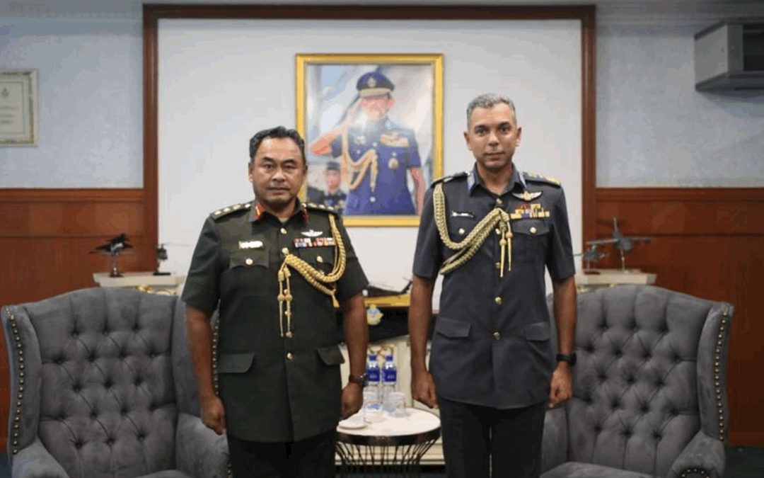 RBAirF COMMANDER RECEIVES FAREWELL CALL FROM OUTGOING MALAYSIA DEFENCE ADVISER