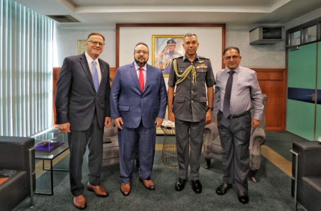 RBAirF COMMANDER RECEIVES COURTESY CALL FROM REPRESENTATIVES OF SIKORSKY, A LOCKHEED MARTIN COMPANY