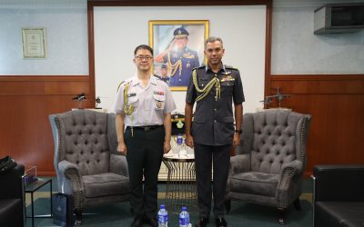 RBAirF COMMANDER RECEIVES A COURTESY CALL FROM DEFENCE ATTACHÉ OF THE REPUBLIC OF KOREA ACCREDITED TO BRUNEI DARUSSALAM