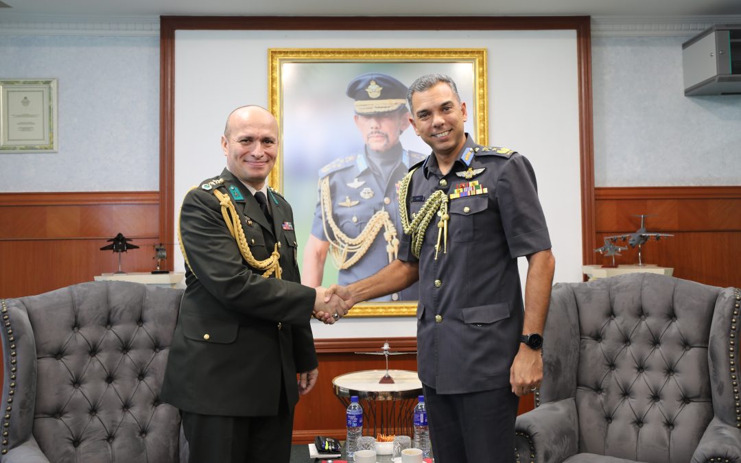 RBAirF COMMANDER RECEIVES COURTESY CALL FROM THE DEFENCE ATTACHÉ OF THE REPUBLIC OF TÜRKIYE ACCREDITED TO BRUNEI DARUSSALAM