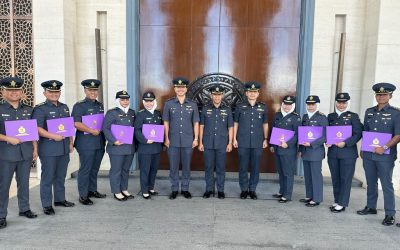 12 RBAirF OFFICERS GRADUATE THE 22ND INTERMEDIATE STAFF COURSE