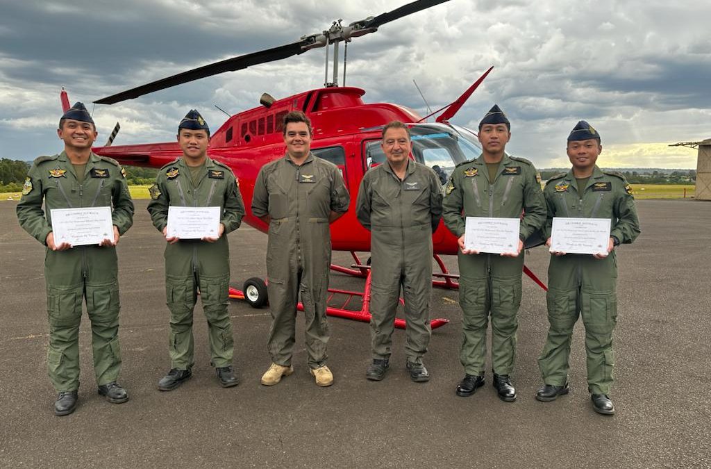 COMPLETION OF HELICOPTER FLIGHT TRAINING COURSE