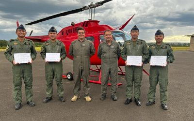 COMPLETION OF HELICOPTER FLIGHT TRAINING COURSE