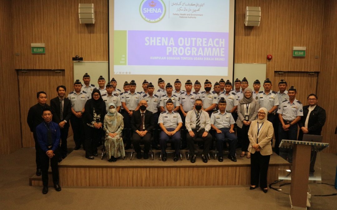 NO. 2 WING, RBAirF VISIT TO SAFETY, HEALTH AND ENVIRONMENT NATIONAL AUTHORITY (SHENA)