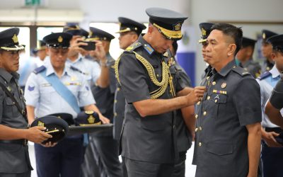 PROMOTION CEREMONY FOR 18 SENIOR NON-COMMISSIONED OFFICERS OF THE RBAirF
