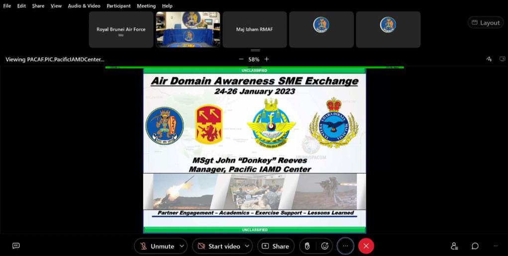 NO. 2 WING CONCLUDED A 3-DAY VIRTUAL AIR DOMAIN AWARENESS WITH PACIFIC INTEGRATED AIR MISSILE DEFENCE CENTRE