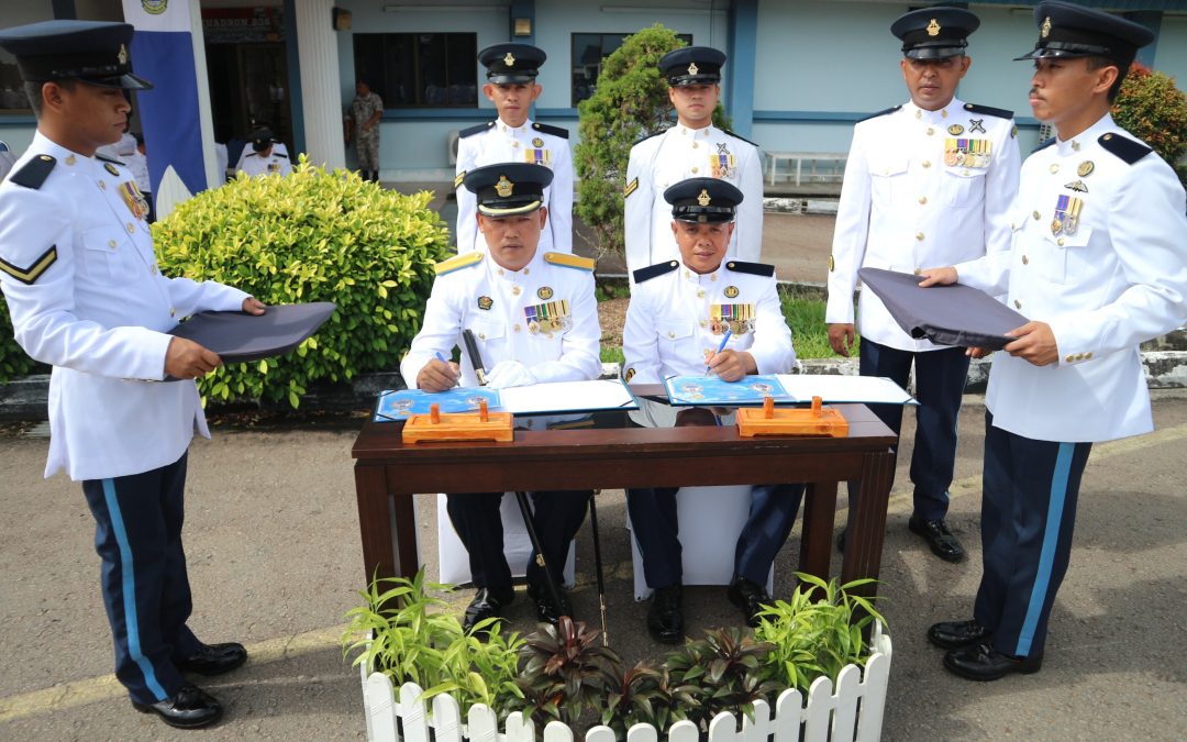HANDOVER CEREMONY OF WING SERGEANT MAJOR NO. 2 WING